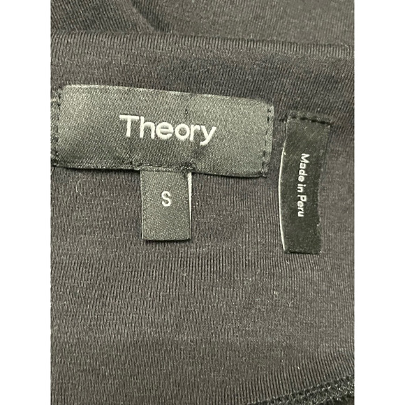 Theory Athrina Shift Dress Studded Knit Jewel Neckline Black Women's Small - Picture 7 of 8